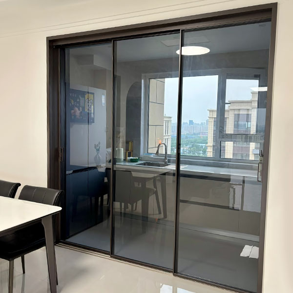 Extremely narrow sliding door-1